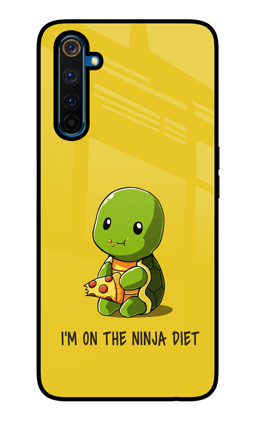I'm on Ninja Diet Realme 6 Pro Back Cover, Glass case