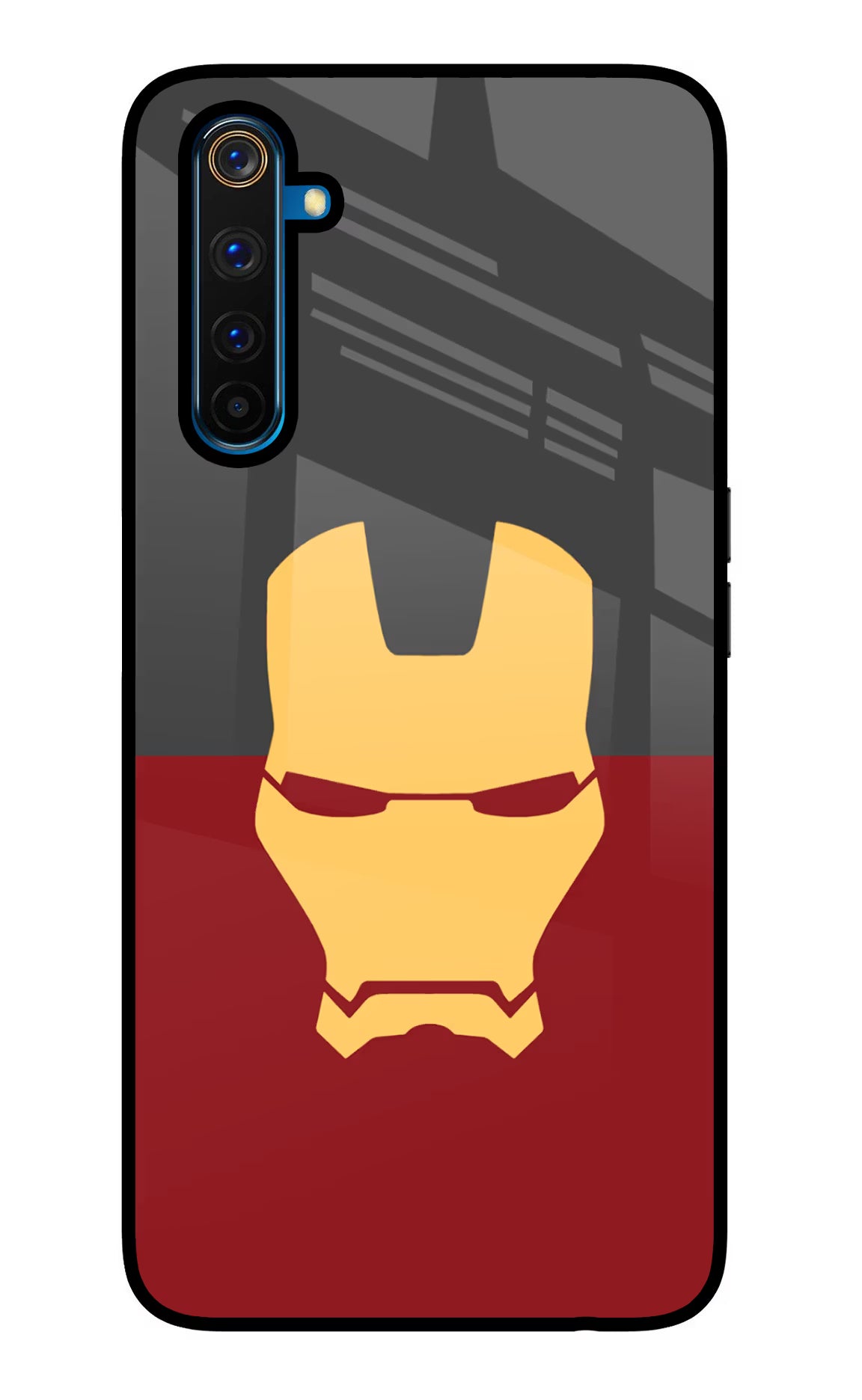 Ironman Realme 6 Pro Glass Case Back Cover by Casekaro