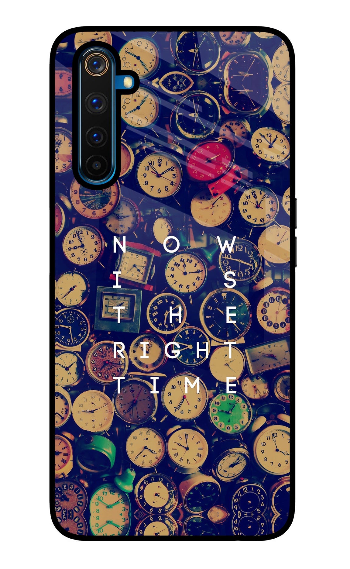 Now is the Right Time Quote Realme 6 Pro Back Cover