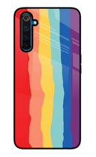 Rainbow Realme 6 Pro Glass Case Back Cover by Casekaro