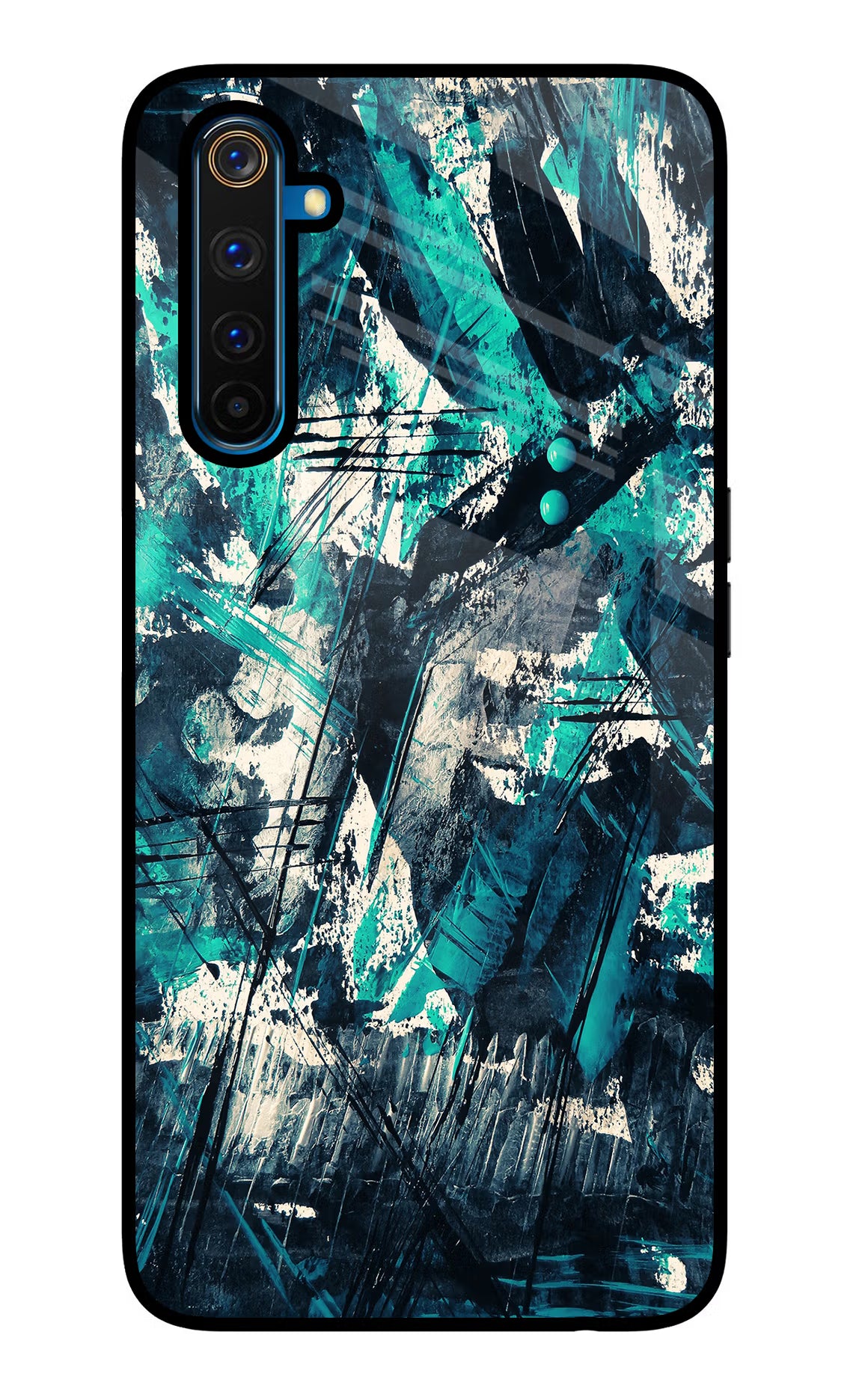 Artwork Realme 6 Pro Glass Case Back Cover by Casekaro