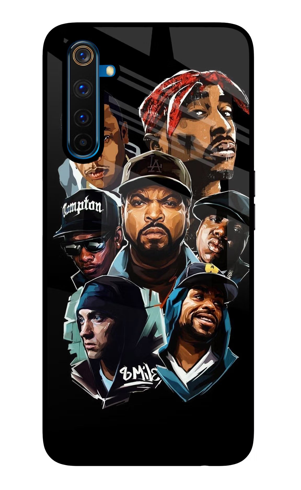 Rappers Realme 6 Pro Glass Case Back Cover by Casekaro