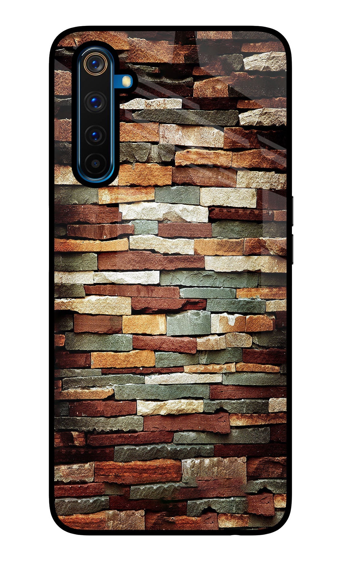 Bricks Pattern Realme 6 Pro Back Cover