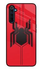 Spider Realme 6 Pro Glass Case Back Cover by Casekaro