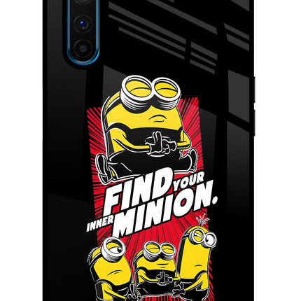 Find your inner Minion Realme 6 Pro Glass Case Back Cover by Casekaro