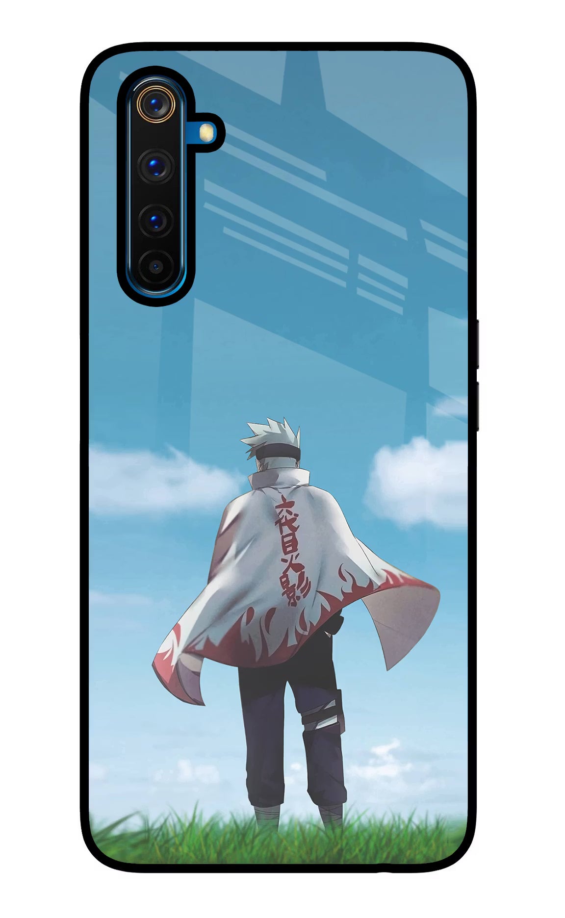Kakashi Realme 6 Pro Glass Case Back Cover by Casekaro