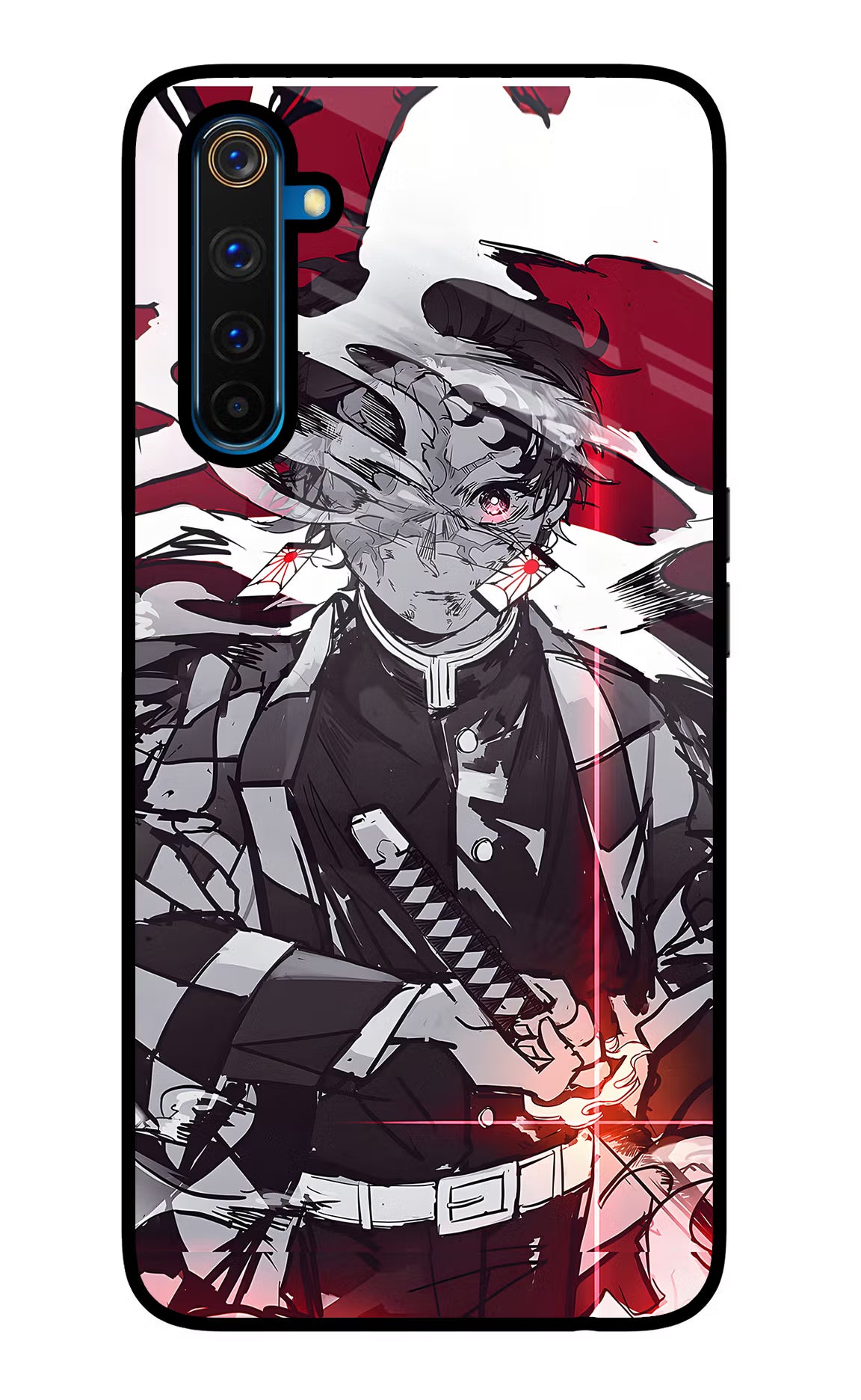 Demon Slayer Realme 6 Pro Glass Case Back Cover by Casekaro