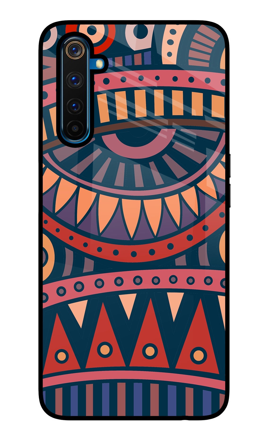 African Culture Design Realme 6 Pro Glass Case