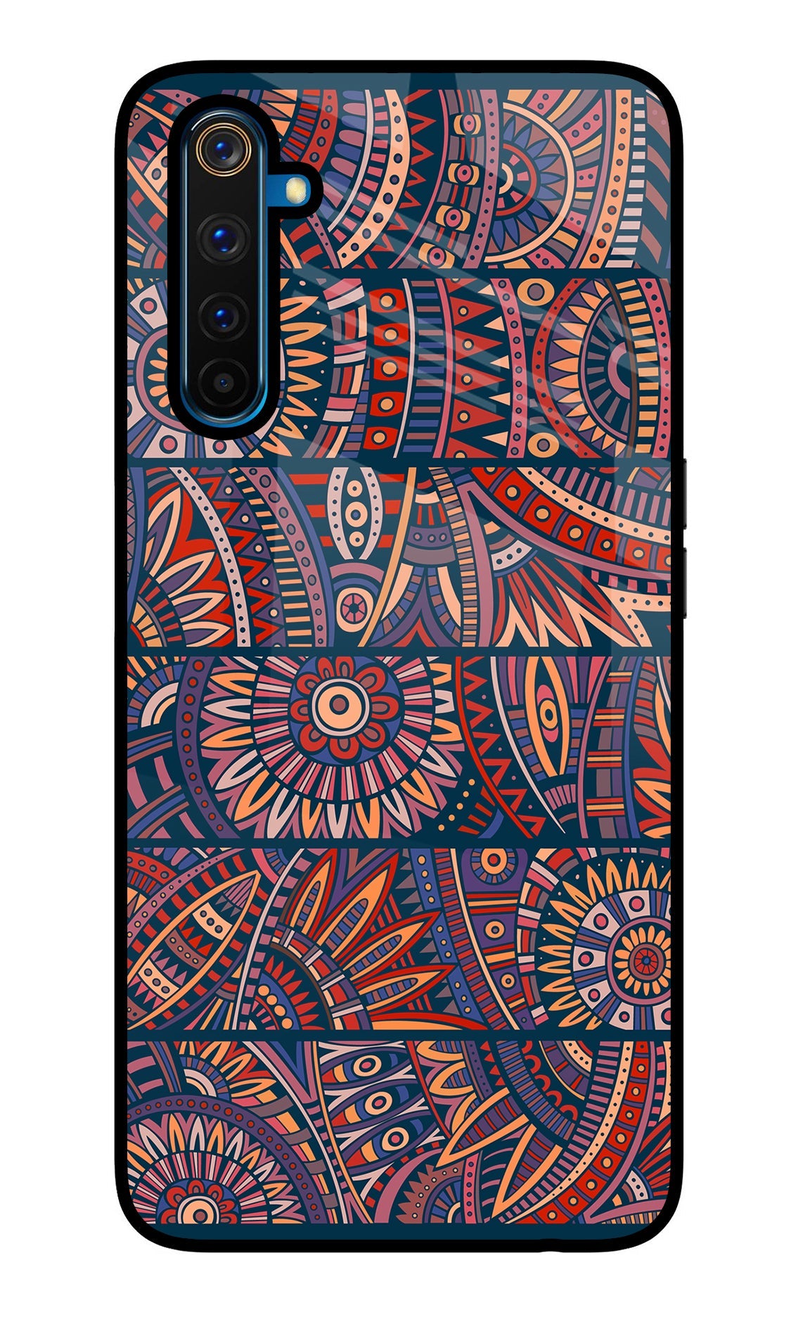 African Culture Design Realme 6 Pro Glass Case