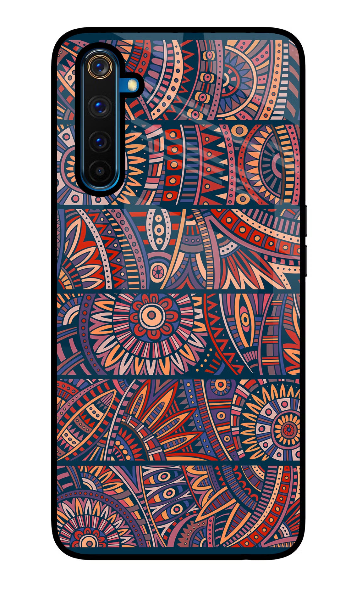 African Culture Design Realme 6 Pro Glass Case Back Cover by Casekaro
