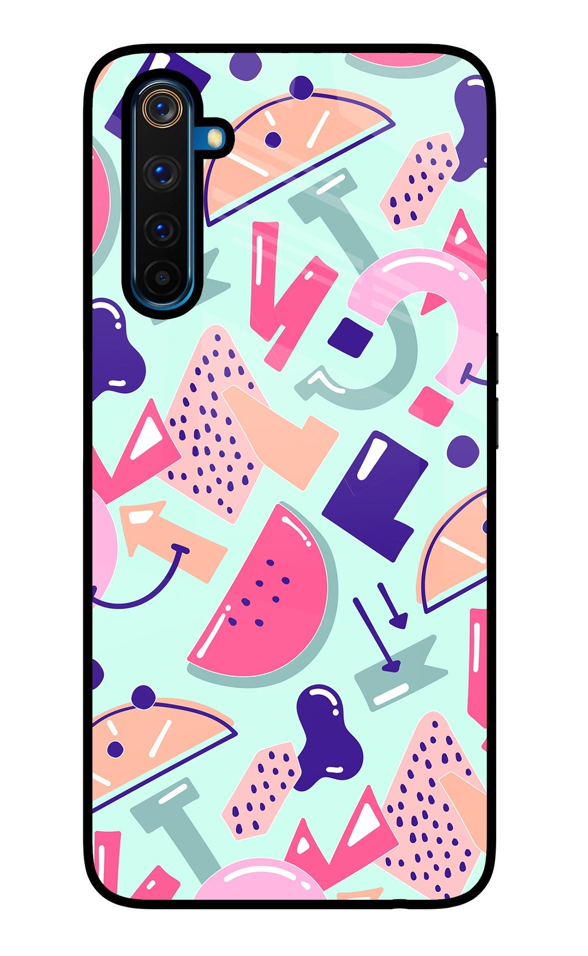 Doodle Pattern Realme 6 Pro Back Cover