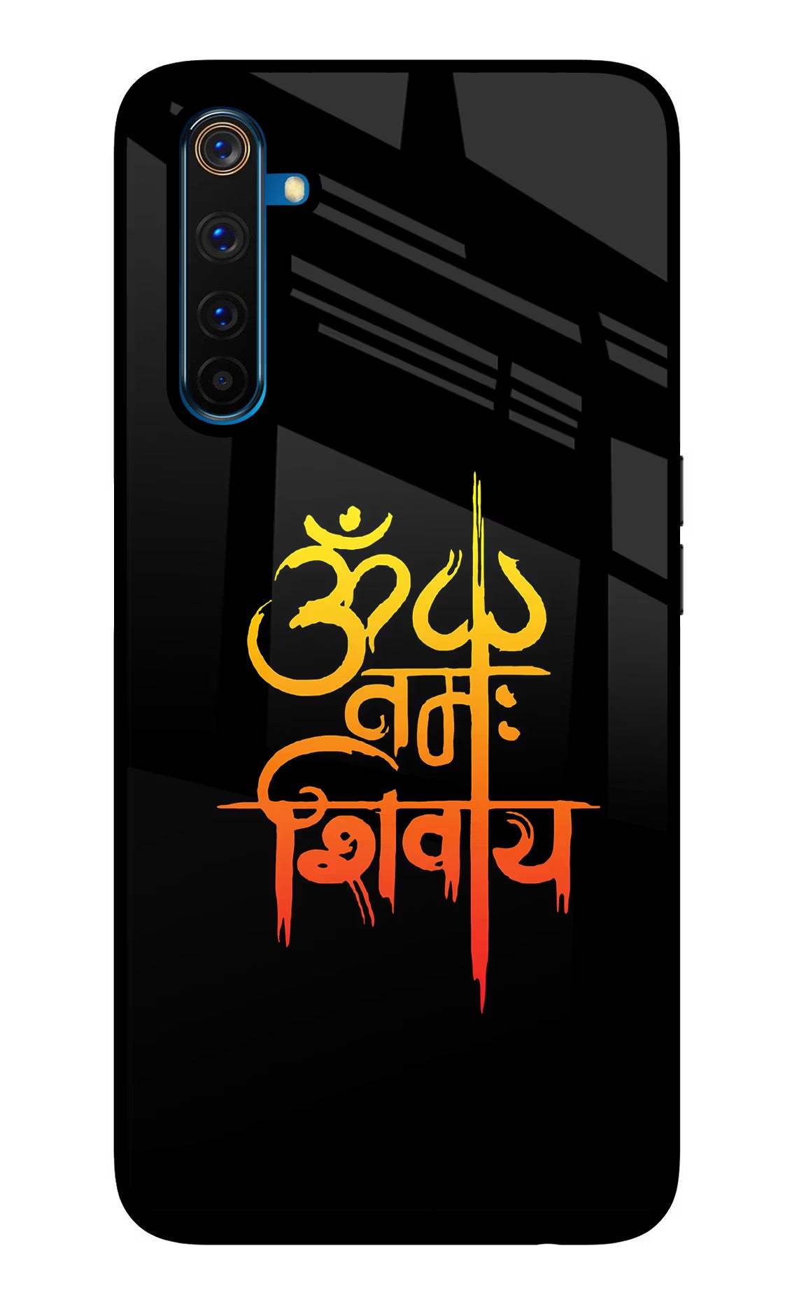 Om Namah Shivay Realme 6 Pro Glass Case Back Cover by Casekaro