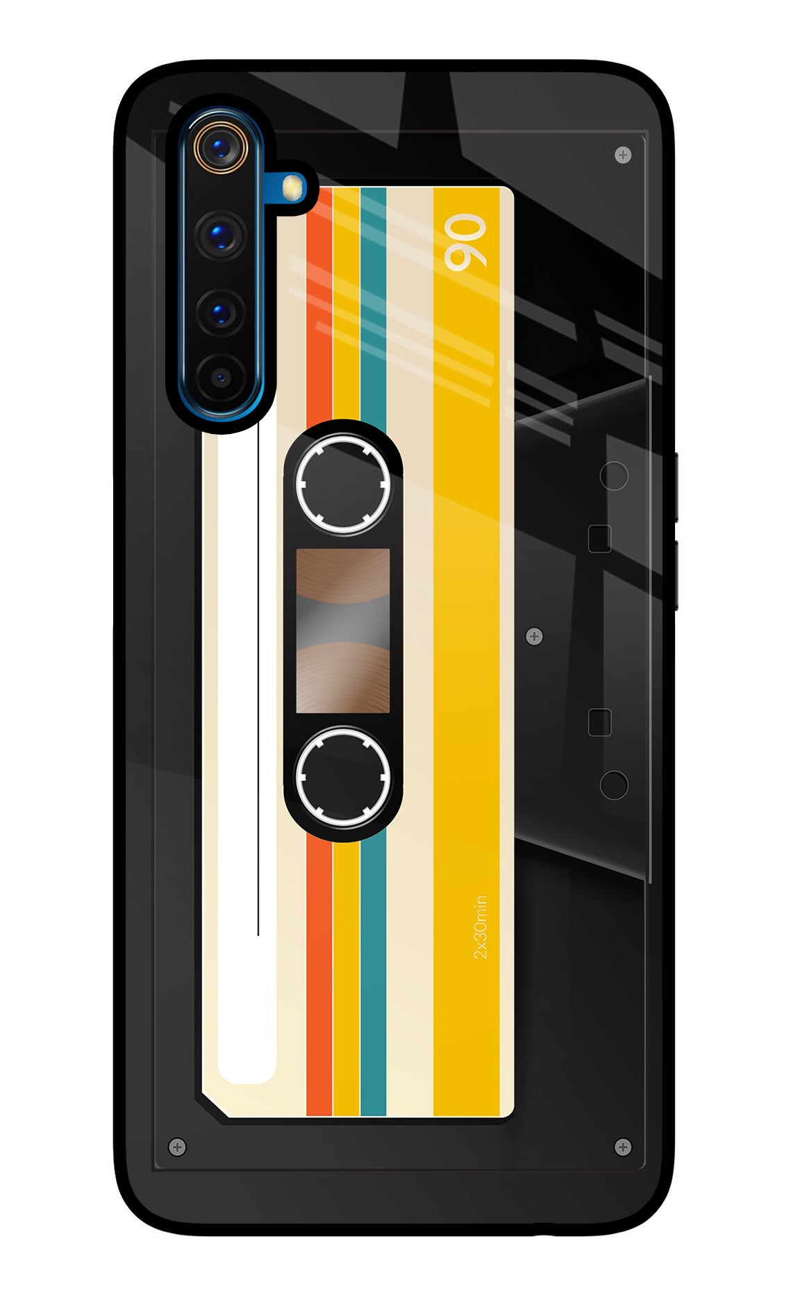 Tape Cassette Realme 6 Pro Glass Case