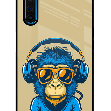 Monkey Headphone Realme 6 Pro Glass Case