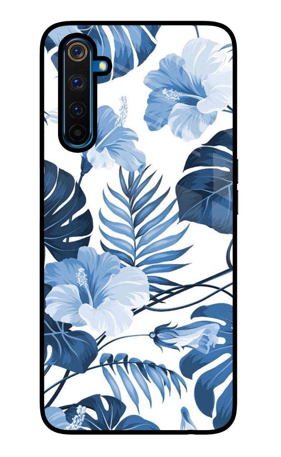 Fabric Art Realme 6 Pro Back Cover, Glass case