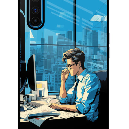 Focused Hustler (AI Generated) Realme 6 Pro Glass Case
