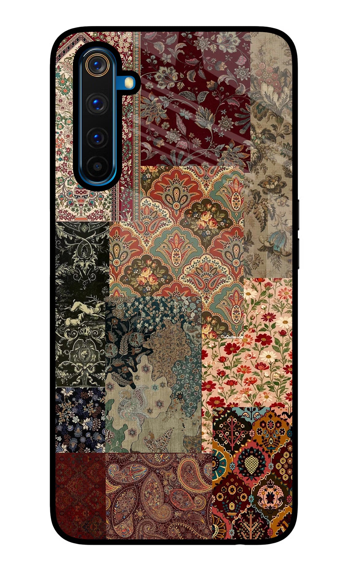 Desi Print Realme 6 Pro Glass Case Back Cover by Casekaro