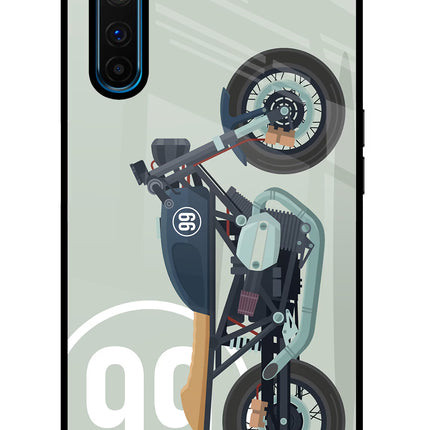 Classic Cafe Racer 99 Realme 6 Pro Glass Case Back Cover by Casekaro