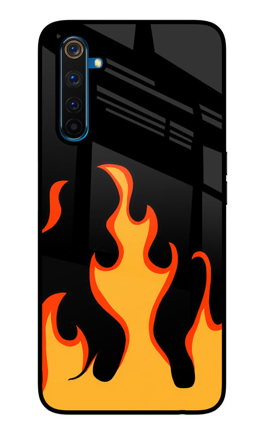 Fired Up – Black Realme 6 Pro Glass Case