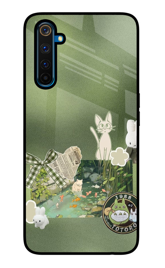 Aesthetic anime Realme 6 Pro Glass Case