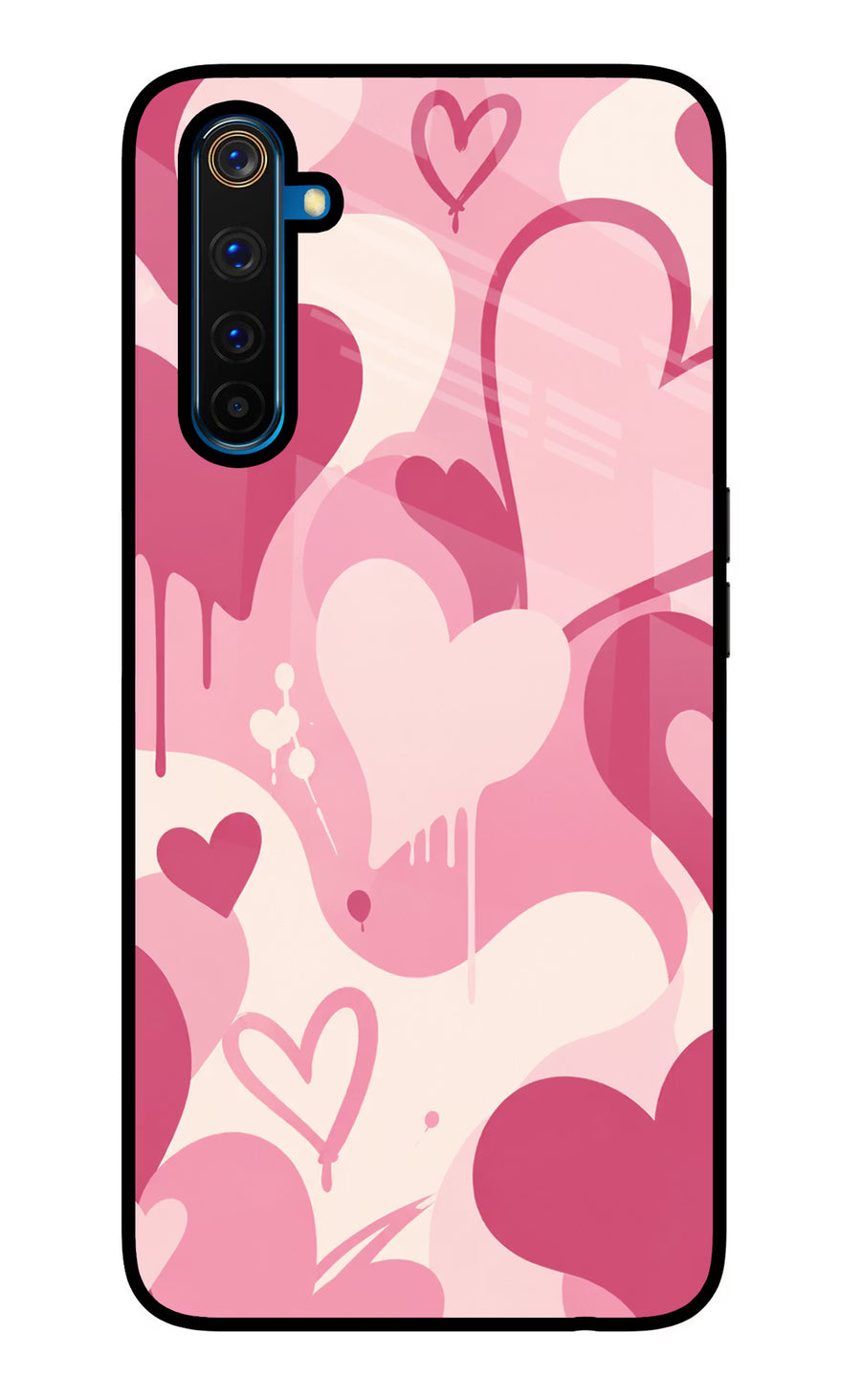 Hearty case Realme 6 Pro Back Cover, Glass case