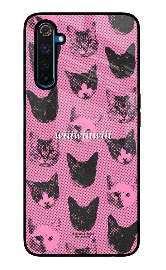 Pink Cats Realme 6 Pro Glass Case