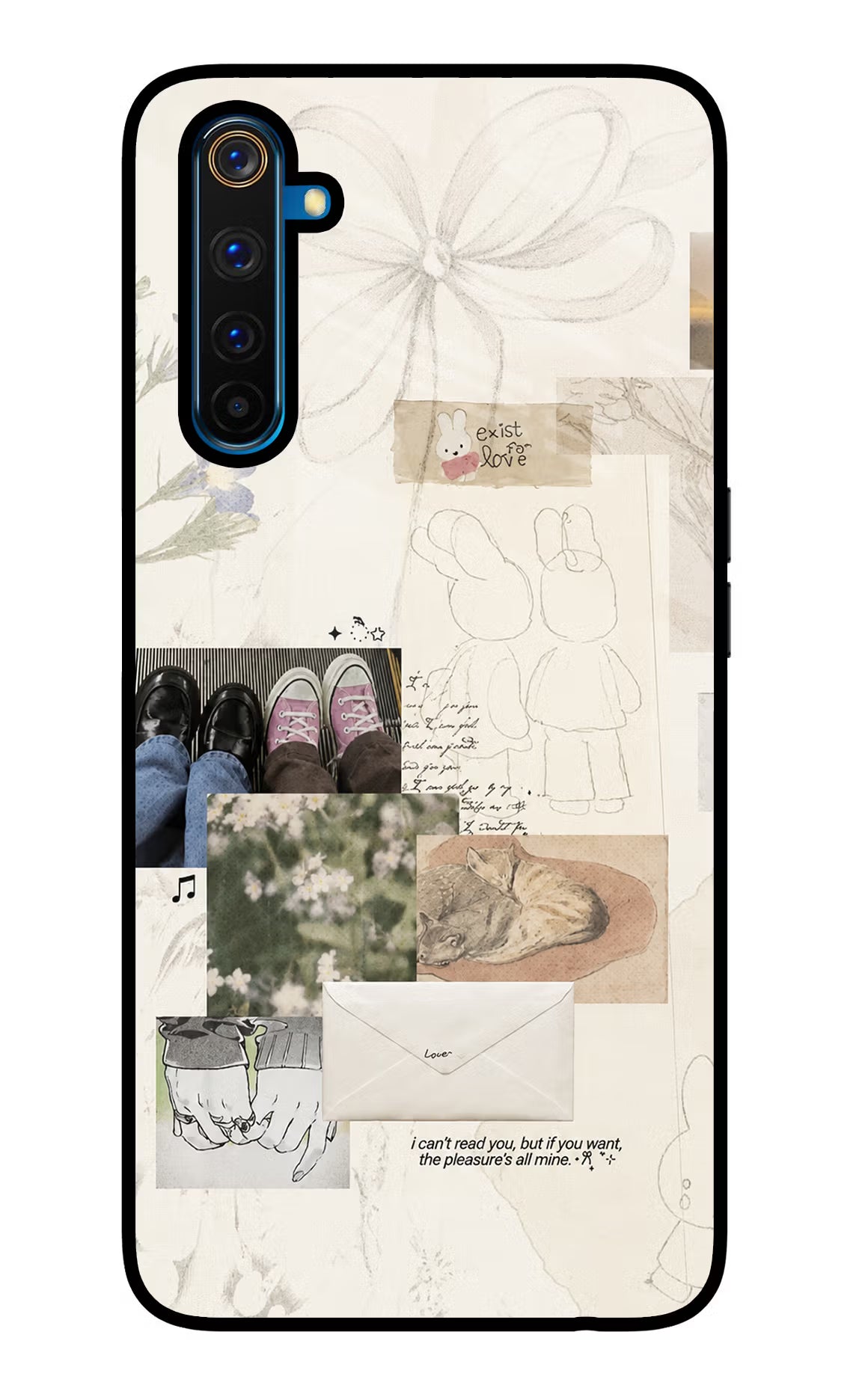 Soft Aesthetic Realme 6 Pro Glass Case