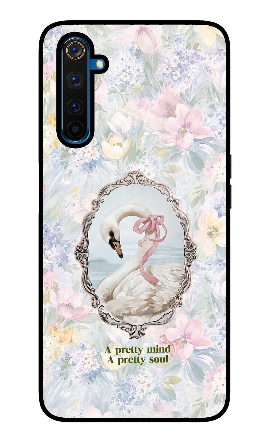 Pretty Mind Pretty Soul Realme 6 Pro Glass Case