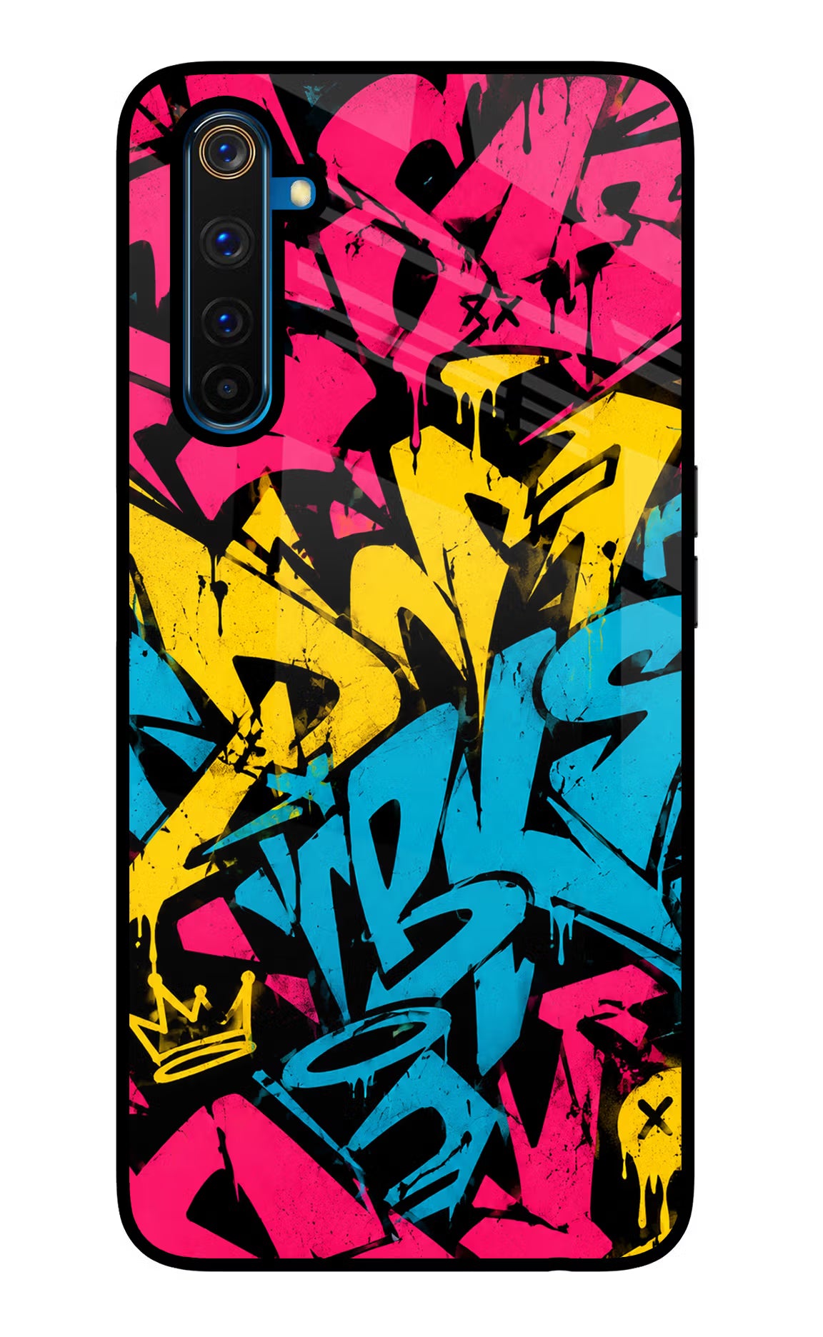 Graffiti Vibe Realme 6 Pro Glass Case