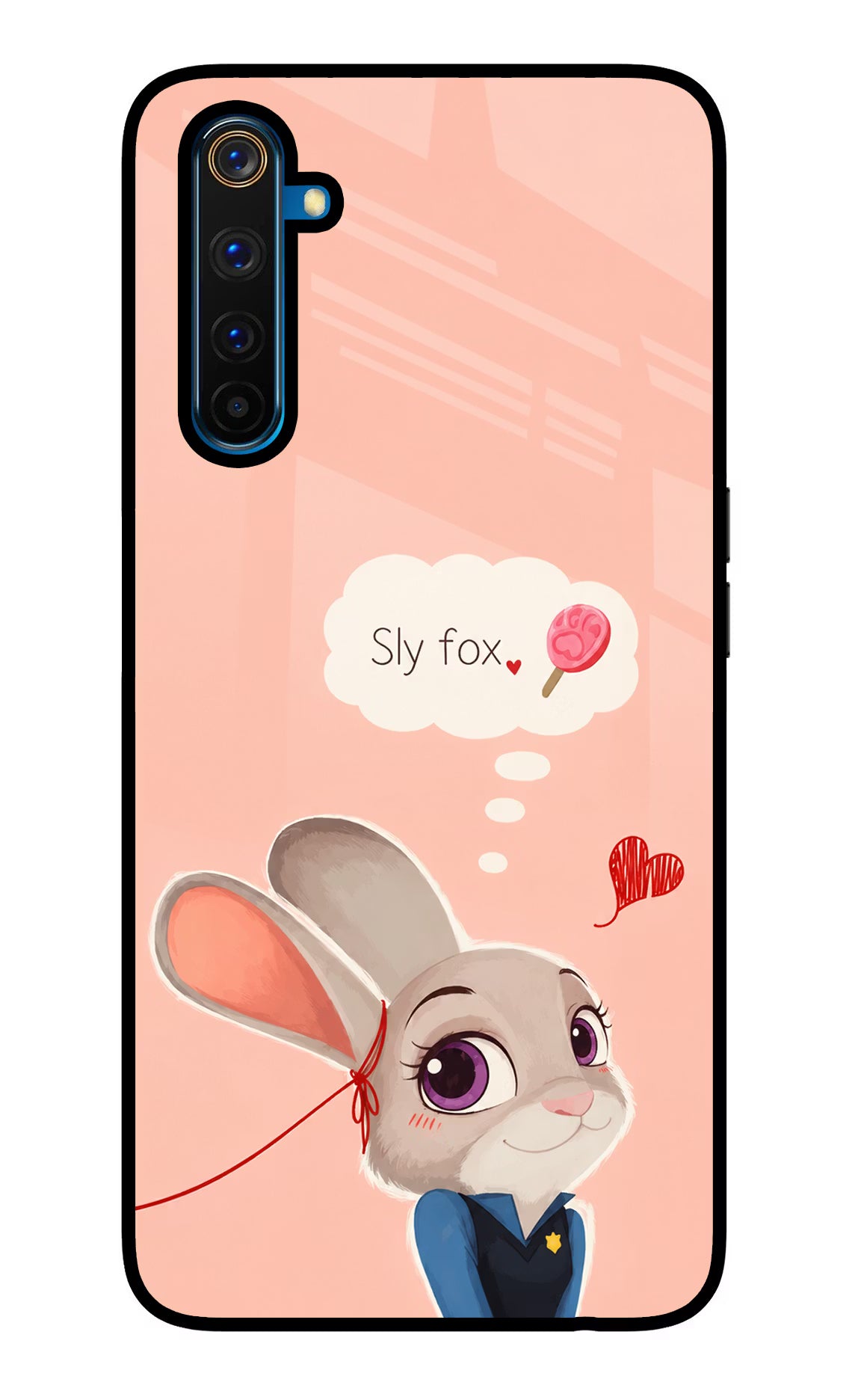Judy Charm Realme 6 Pro Glass Case