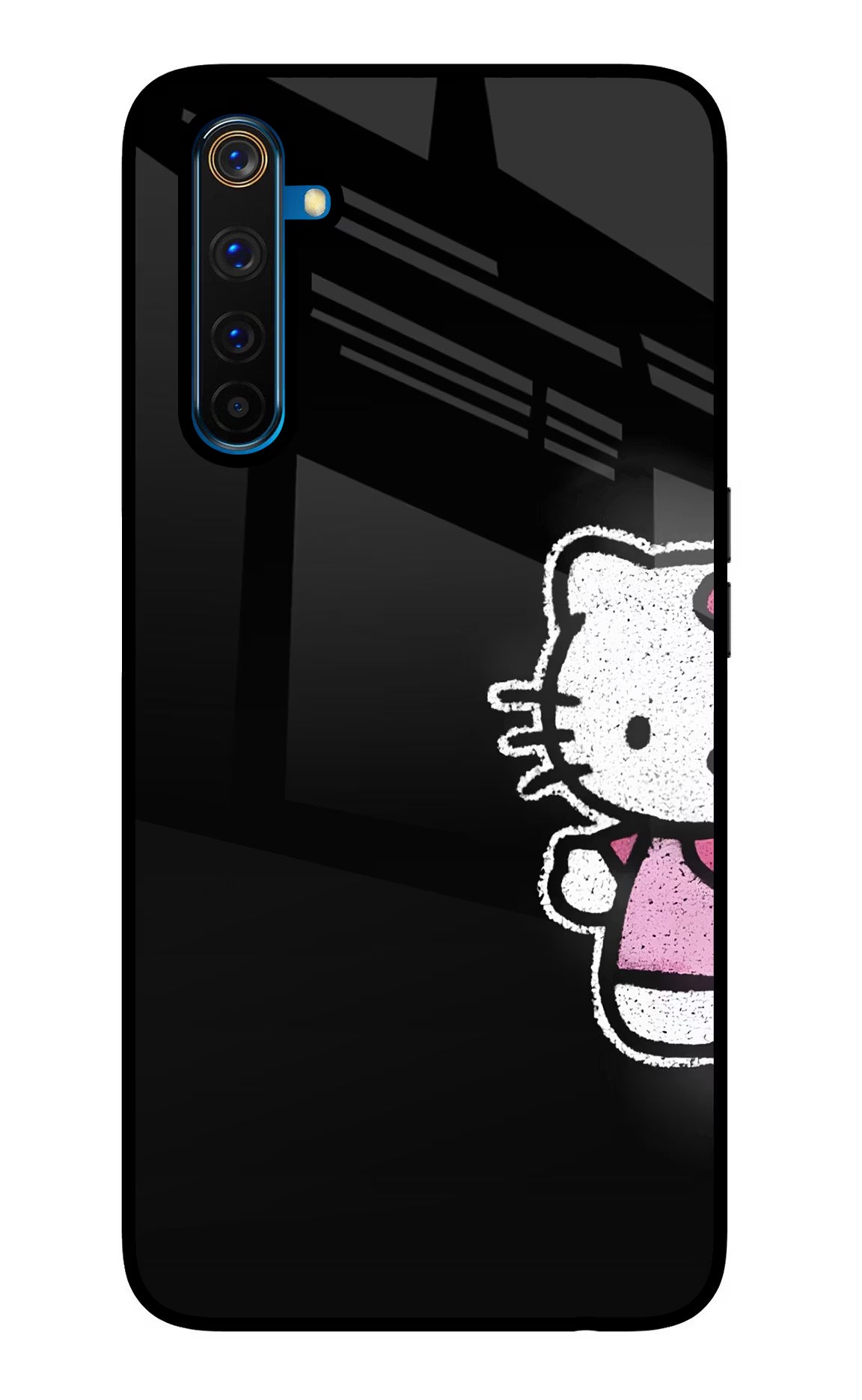 Kitty Charm Realme 6 Pro Glass Case