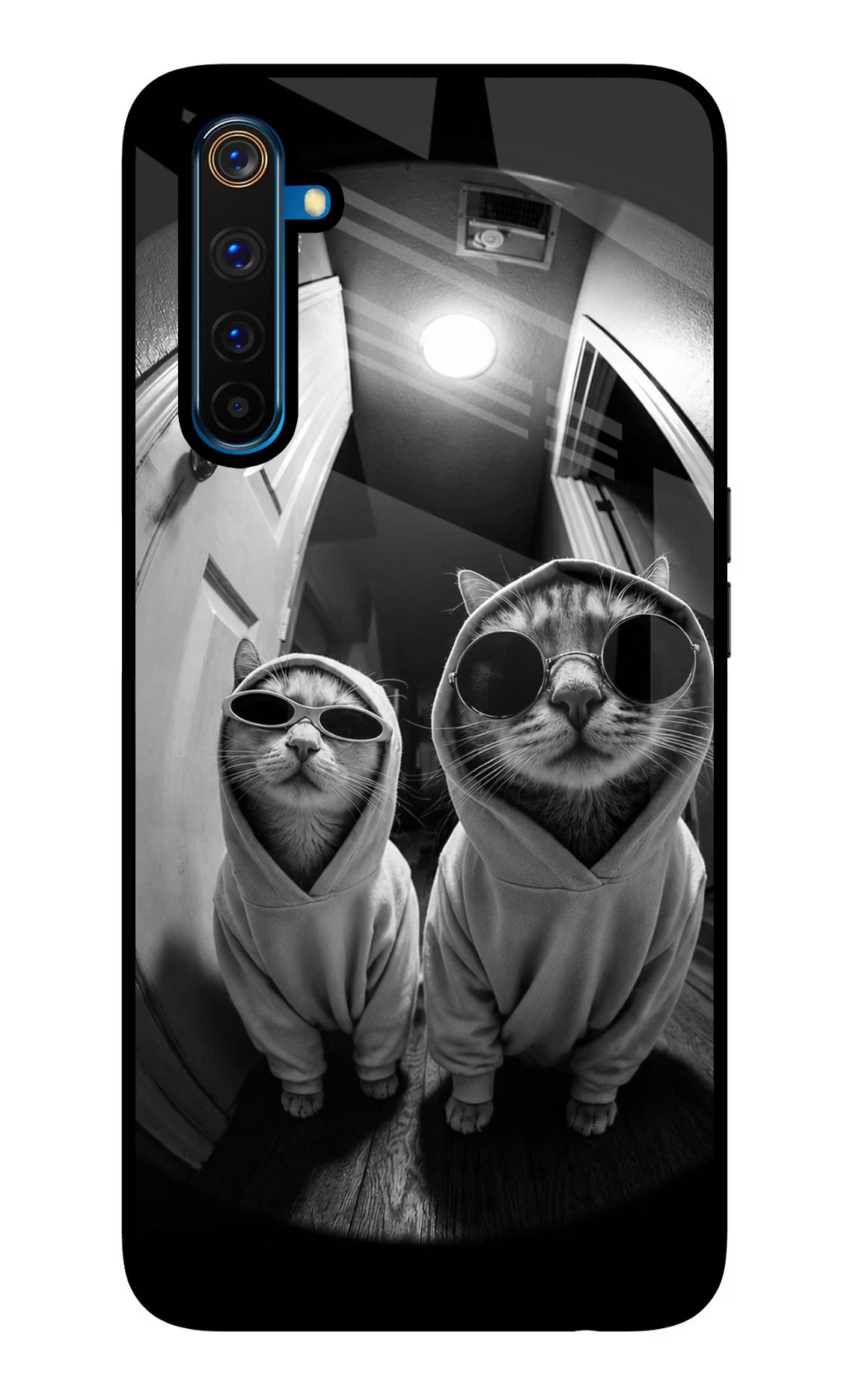 Hood Cats Realme 6 Pro Glass Case