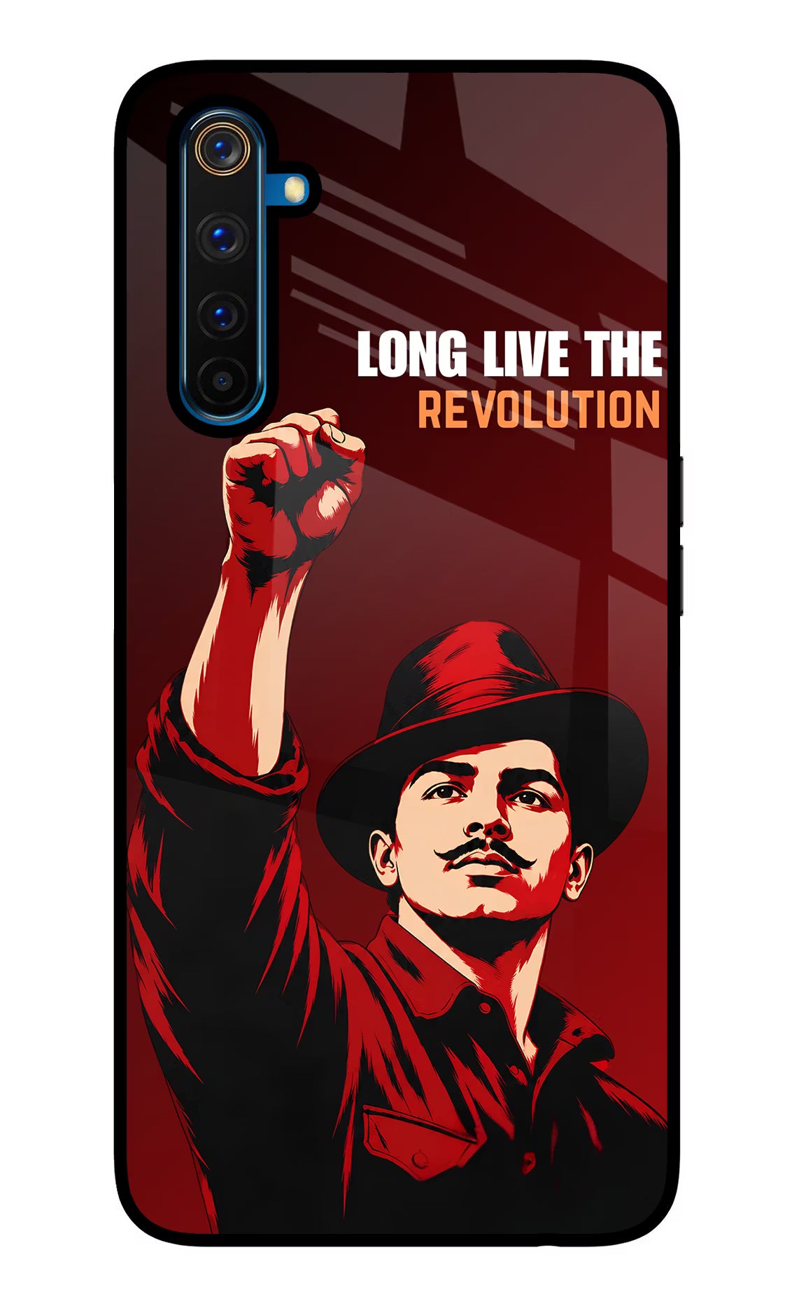 Bhagat Singh Revolution Realme 6 Pro Glass Case