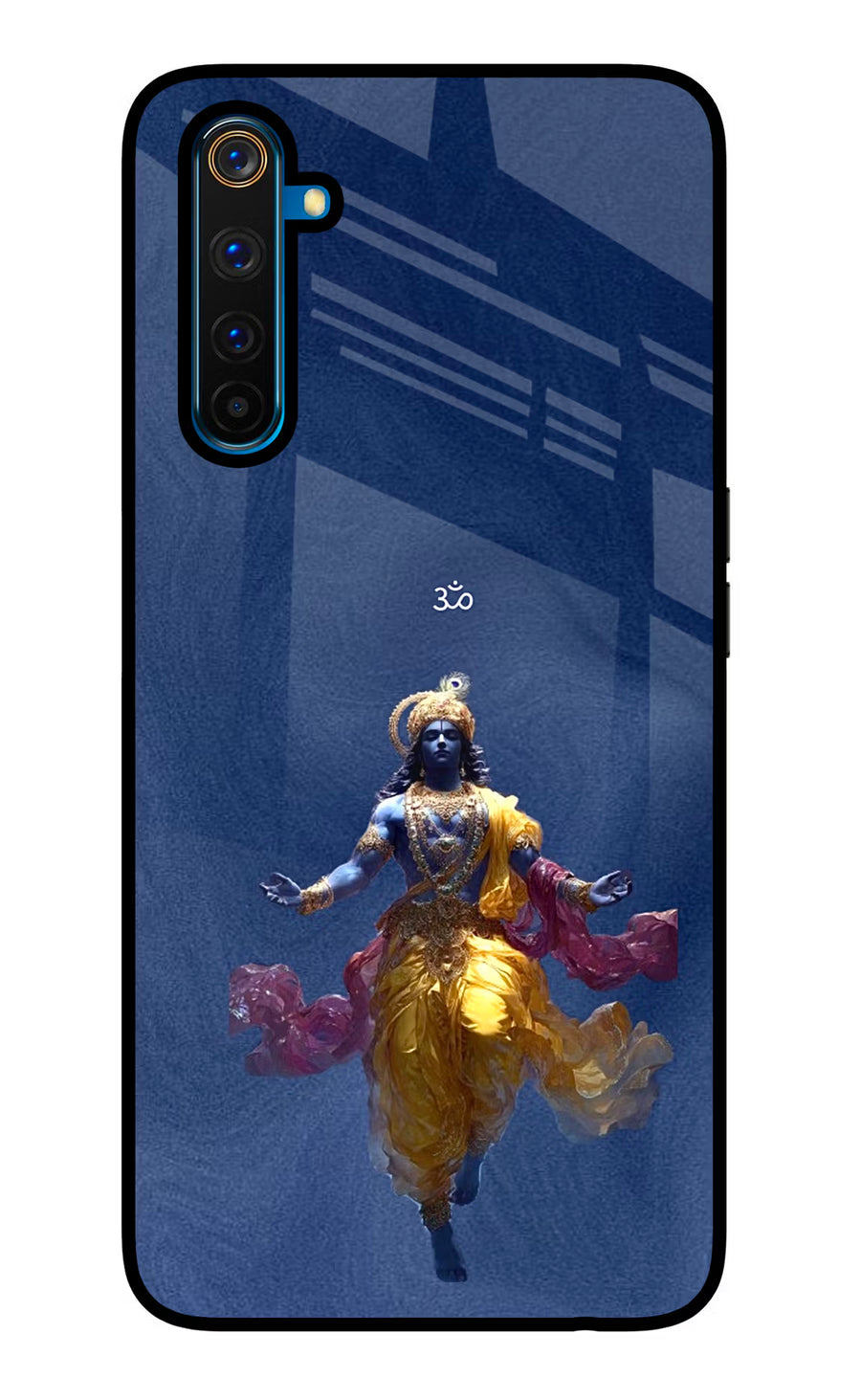 Cosmic Krishna Realme 6 Pro Back Cover, Glass case