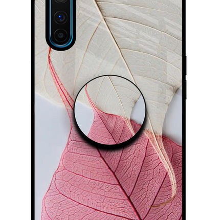 White Pink Leaf Realme 6 Pro Pop Case by Casekaro