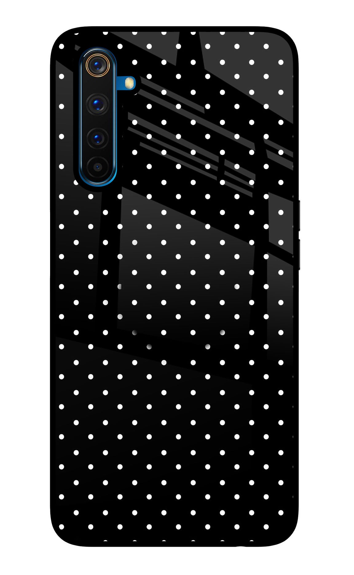 White Dots Realme 6 Pro Glass Case