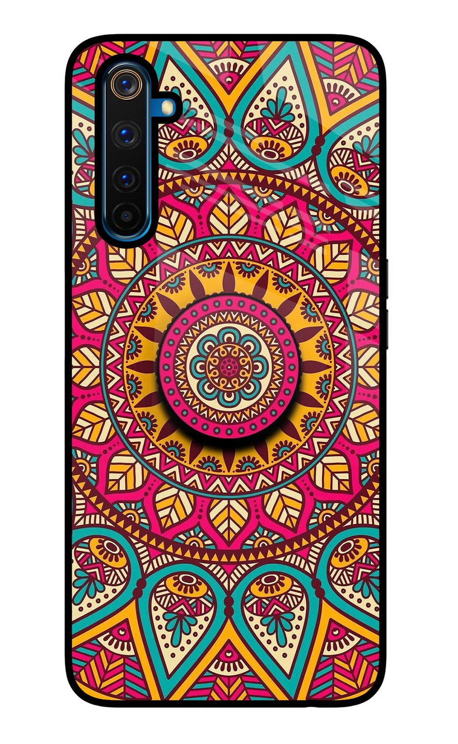 Mandala Realme 6 Pro Pop Case, Glass case