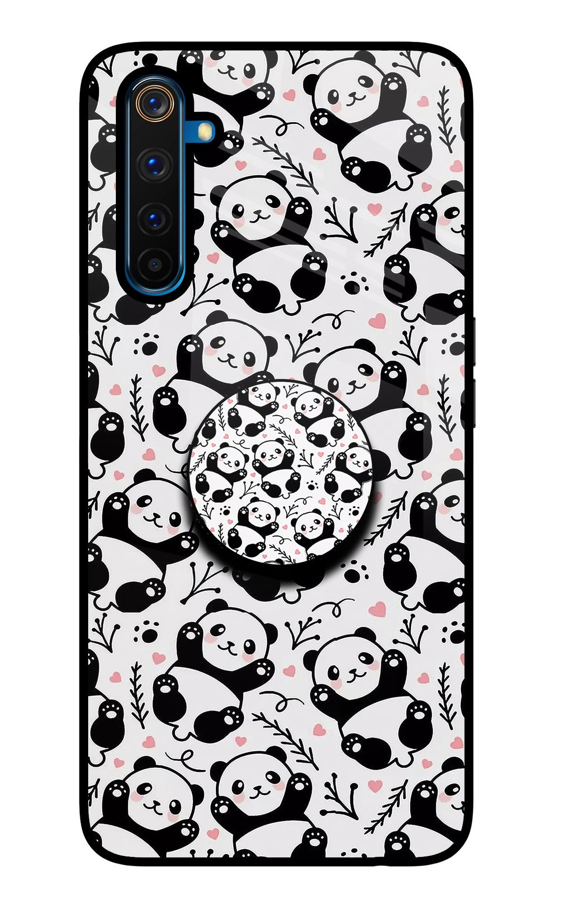 Cute Panda Realme 6 Pro Pop Case