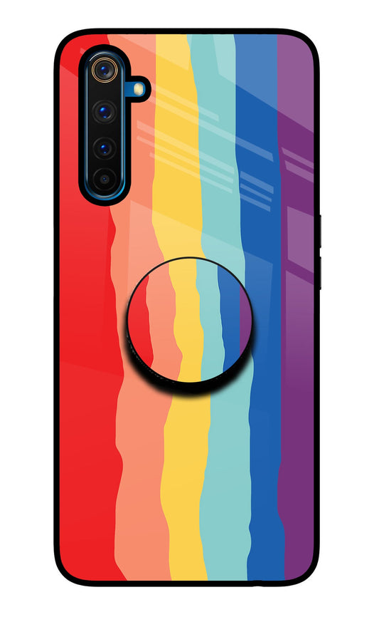Rainbow Realme 6 Pro Glass Case