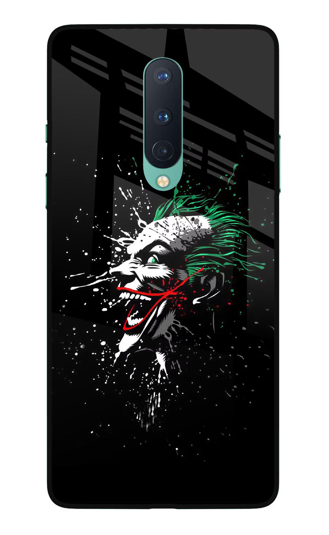 Joker Oneplus 8 Glass Case Back Cover by Casekaro