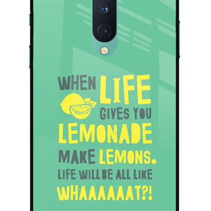 Quote Oneplus 8 Glass Case