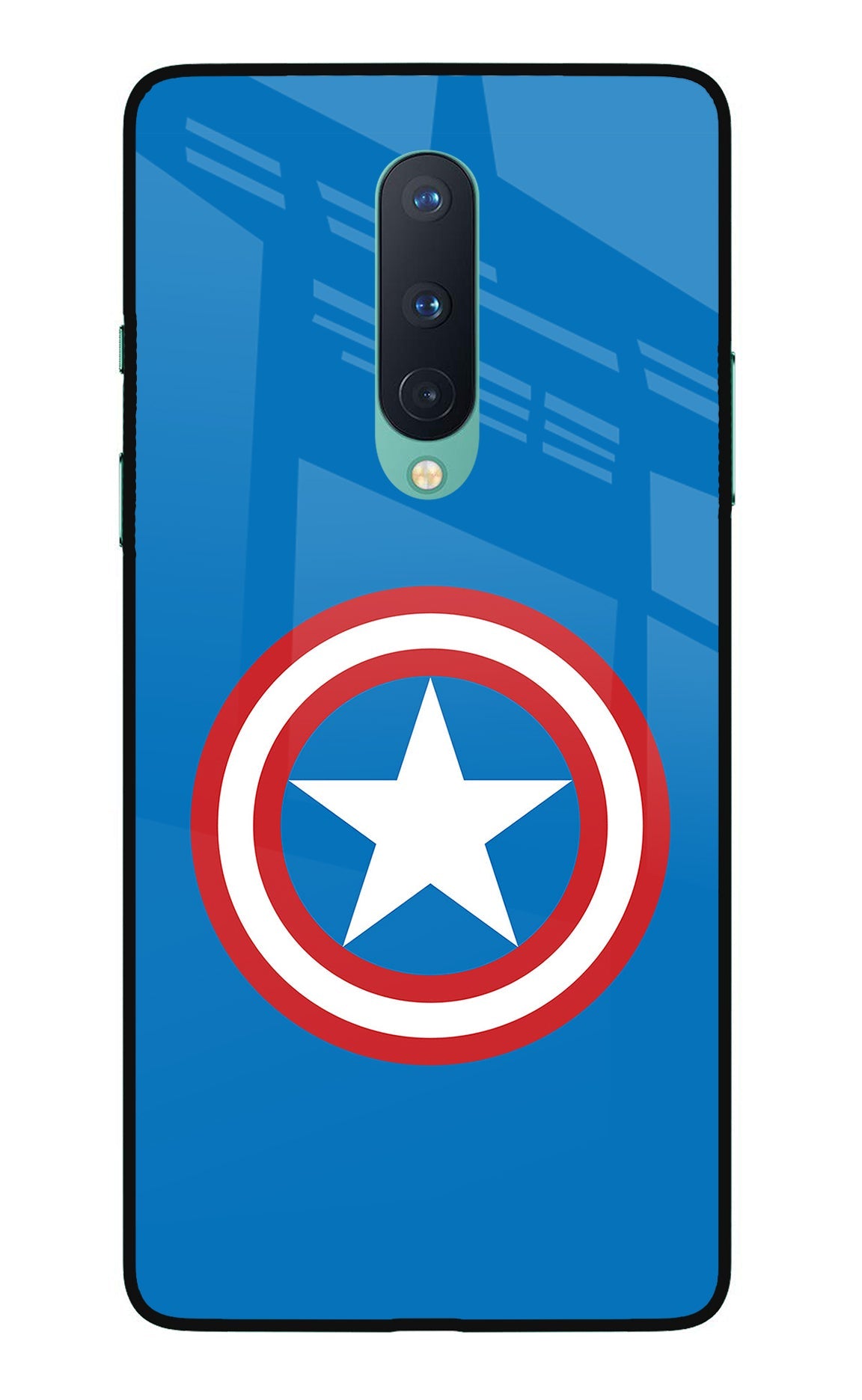 Captain America Logo Oneplus 8 Back Cover