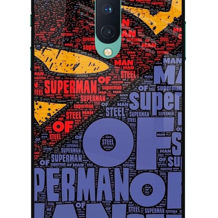 Superman Oneplus 8 Glass Case