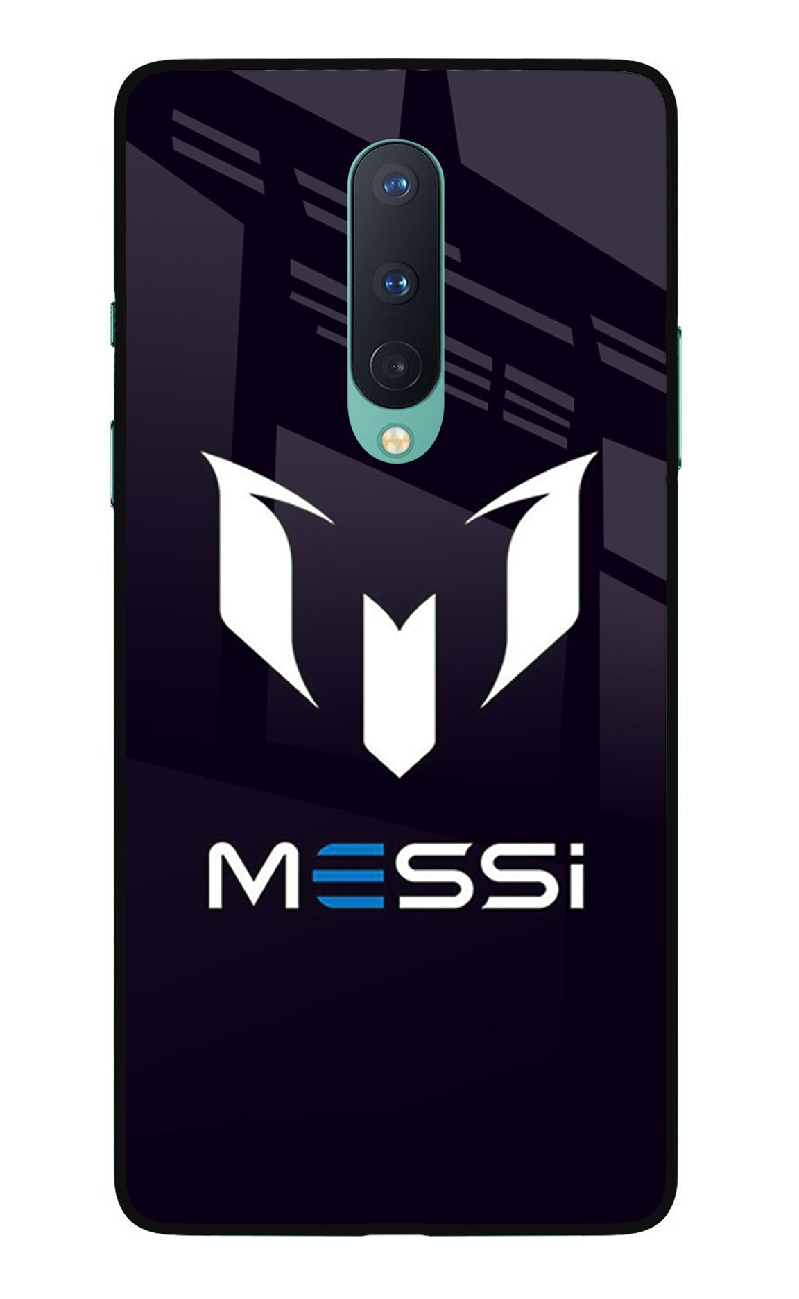 Messi Logo Oneplus 8 Glass Case