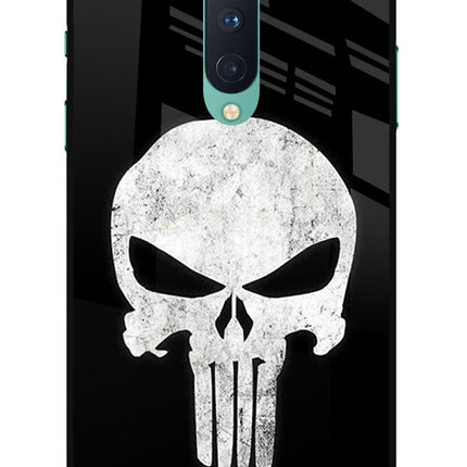 Punisher Skull Oneplus 8 Glass Case