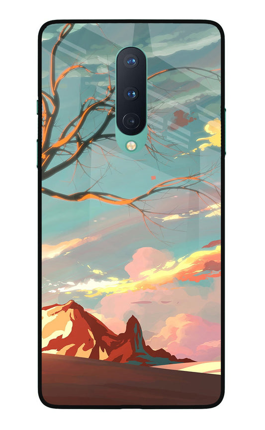 Scenery Oneplus 8 Glass Case