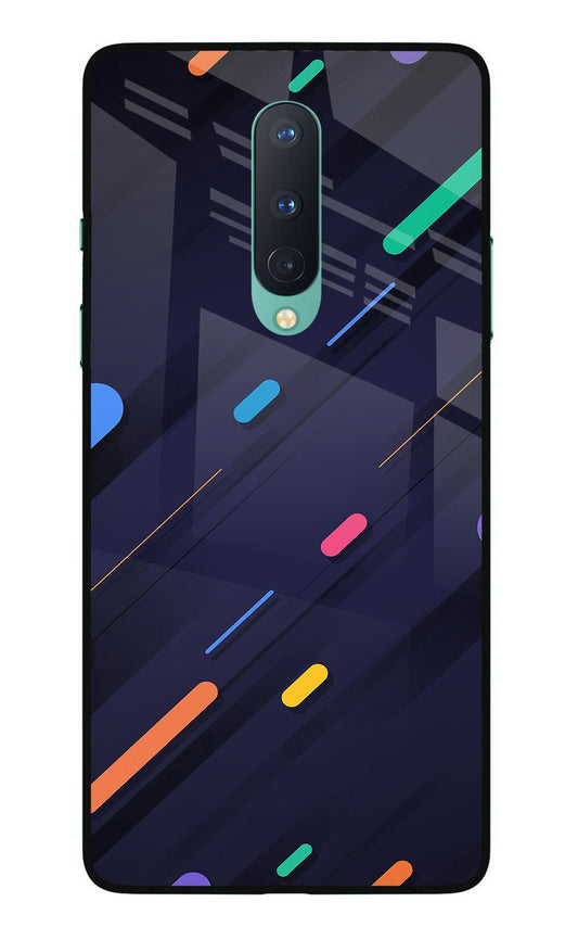 Abstract Design Oneplus 8 Glass Case