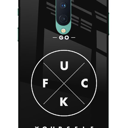 Go Fuck Yourself Oneplus 8 Glass Case