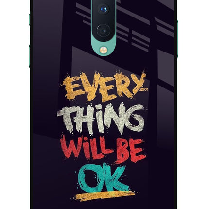 Everything Will Be Ok Oneplus 8 Glass Case