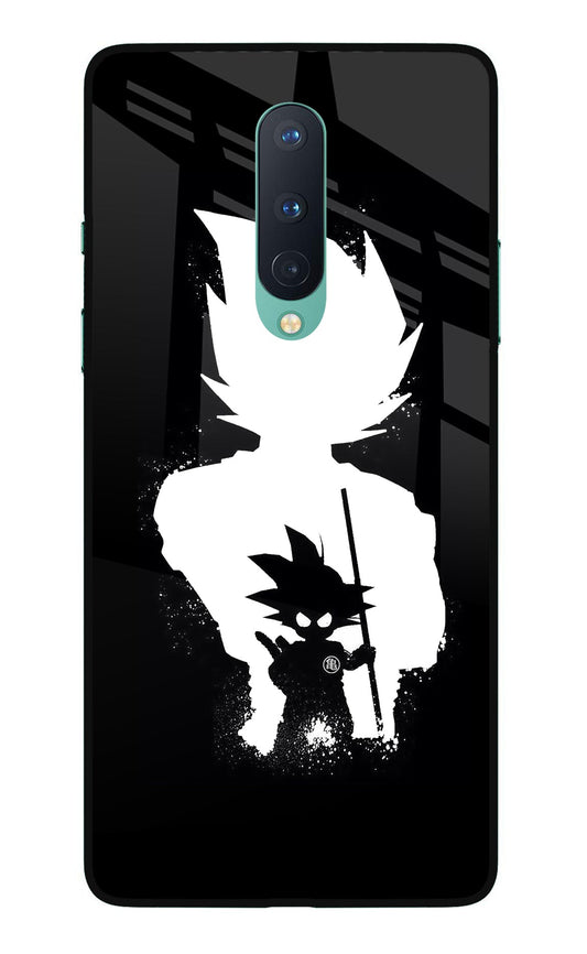 Goku Shadow Oneplus 8 Glass Case